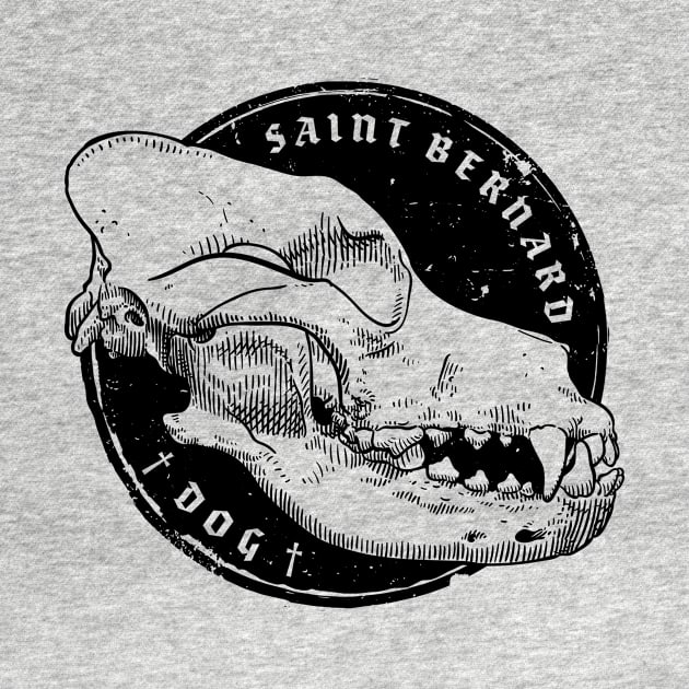 Skull of Saint Bernard Dog by StefanAlfonso